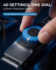 Dial Pro-Wheel 0,5 à 20 mm pour des longueurs précises.