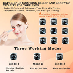 Vowleike massage yeux: détente et réduction légère des poches grâce à la chaleur.