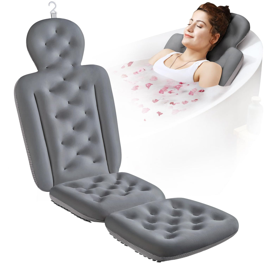 VOXOR coussin-bain-corps-gris offrant un confort spa durable