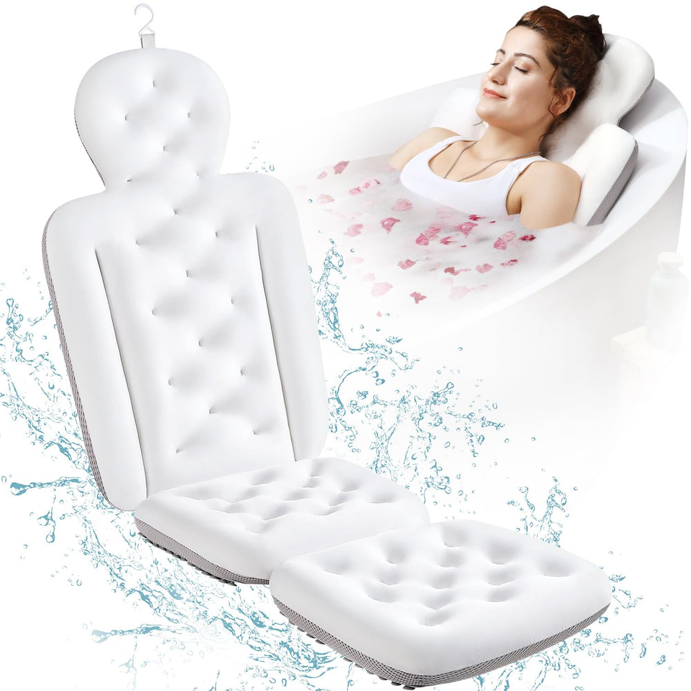 VOXOR oreiller bain corps entier, soutien enveloppant pour détente totale.