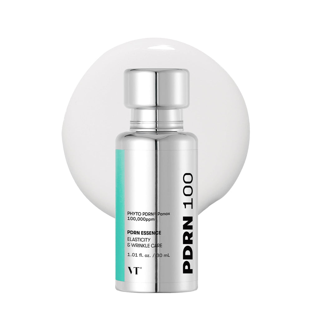 Sérum VT COSMETICS PDRN 100 – bouteille élégante favorisant absorption rapide.