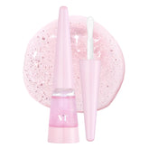VT COSMETICS Reedle Shot Lip Plumper Twinkle Glitter bottle highlights pink shine and hydration