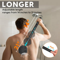Gant VWMYQ double face: douceur et exfoliation pour tout le corps.