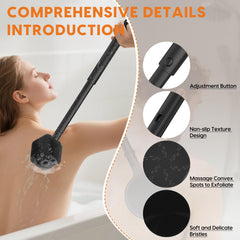 Gant de douche VWMYQ qui génère rapidement une mousse dense.