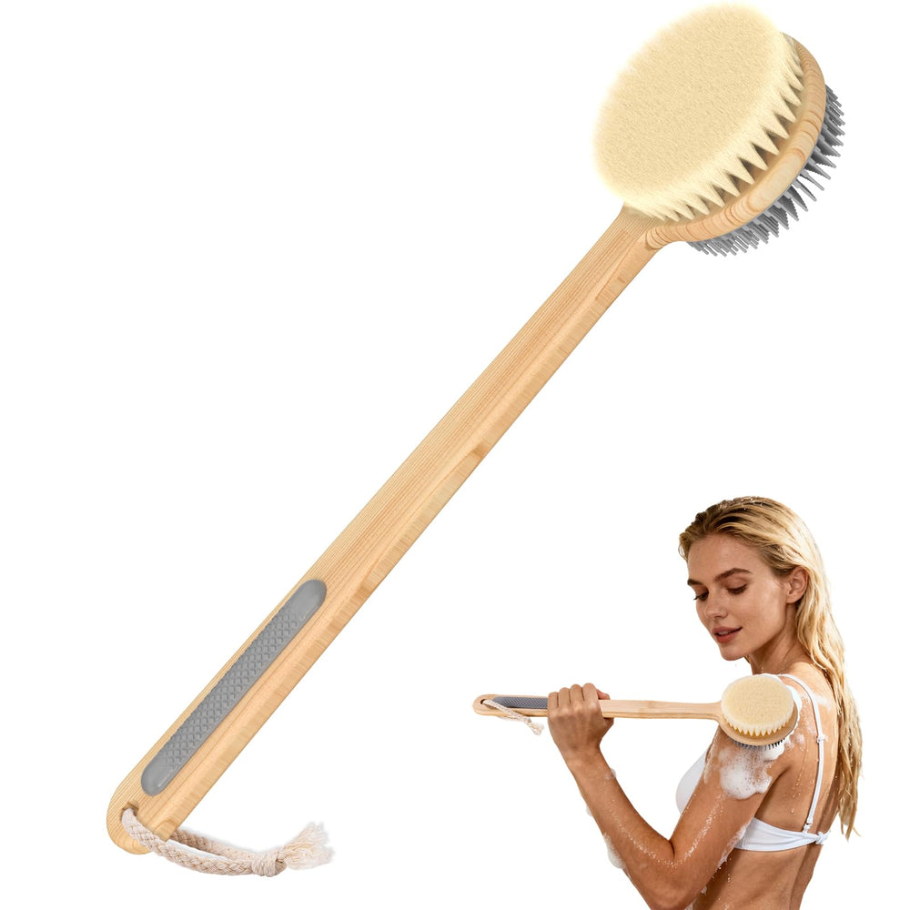 Vue d’ensemble de la brosse dos VWMYQ double-face.