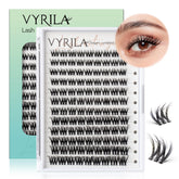 Cils VYRILA grappes 0,05 mm D Curl, effet fluffy durable