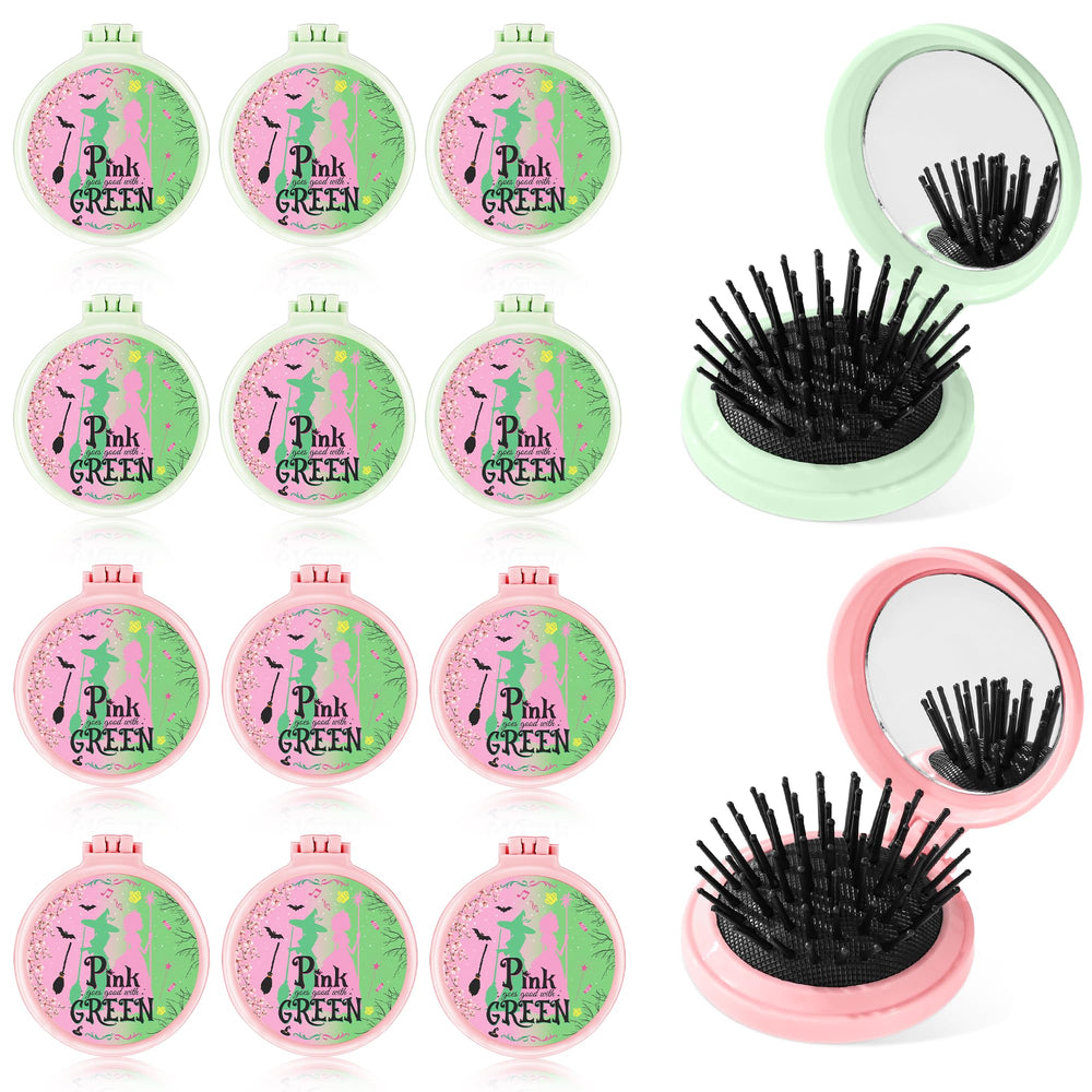 Brosse-cheveux sorcière et princesse Vynium, pack 12, idéal pour cadeaux et fêtes.