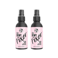 W7 The Fixer – bouteille spray maquillage, fini lumineux et durable.