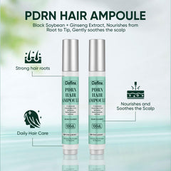 Waeski PDRN Ampoule capillaire – massage ciblé du cuir chevelu pour revitalisation.