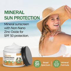 Wagomars Écran Solaire Tallow application crème : texture agréable et facile à étaler.