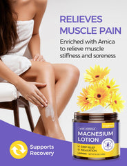 Wagomars Lotion Magnésium – beurre de karité et coco nourrissant.