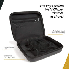 Wahl Professional étui voyage fermeture securisee assure une fermeture fiable.