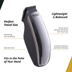 Wahl Professional Half Pint Trimmer, alimentation AA pratique pour une utilisation nomade.