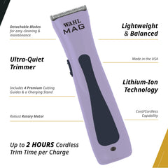 Wahl Professional Sterling MAG station de charge incluse: recharge pratique et prête à l'emploi.
