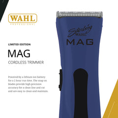 Wahl Professional Sterling Mag Trimmer, profil léger et design ergonomique pour un confort prolongé