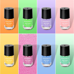 Accessoires wakaniya: stickers et gemmes pour embellir ongles et visage.