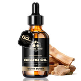 Huile Waking Forest pour barbe: biotine et santal, barbe plus dense et douce
