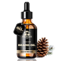 Waking Forest Huile barbe au cèdre – bouteille montrant l huile nourrissante pour la barbe