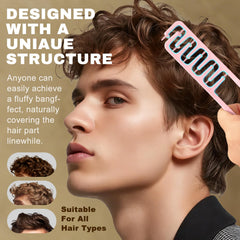 WALEJUC Texture Comb – poignée ergonomique pour un coiffage fluide.