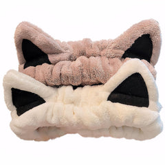 Bandeau Waliah oreilles de chat design mignon, idéal pour le visage.