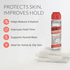 Walker Tape Protecteur Cuir Chevelu – mode d’application pour adhérence améliorée.