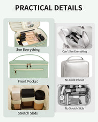 Trousse Wandering Nature intérieur spacieux avec cordons élastiques pour organisation