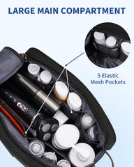 WANDF trousse fermetures glissières doubles, accès rapide sans effort