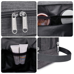 WANDF Trousse de toilette poignée latérale facilite le transport.