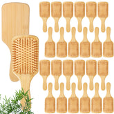 La brosse Wanmu en bambou a des poils arrondis pour démêlage doux et efficace.