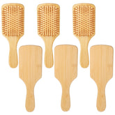 Brosse Wanmu en bambou – ensemble de 6 pour démêlage en douceur.