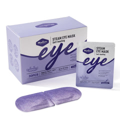 WarmSpark masque yeux auto-chauffant lavande, emballage individuel prêt à l’emploi.