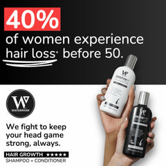 Watermans Grow Me Shampoing: texture crémeuse et mousse riche pour fraîcheur.