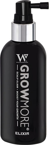 Watermans Grow More Serum – bouteille élégante pour une routine capillaire facilitée et efficace.