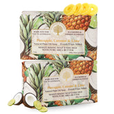 Savon naturel Wavertree & London parfum Pineapple-Coconut-C Lime, revitalisant la peau.