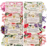 Savons solides Wavertree & London Floraux Assortis dans un coffret élégant.