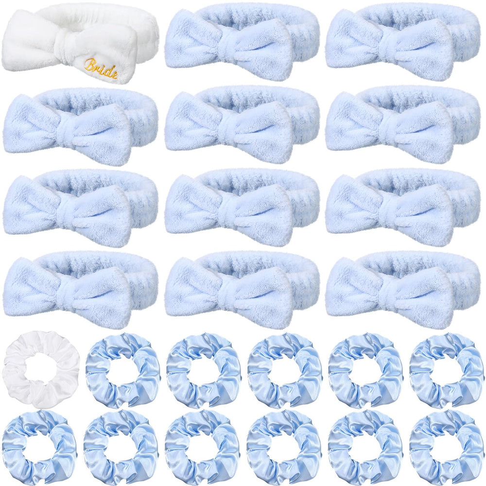 Wavwavw bandeau spa mariée blanc, confort doux pendant les préparatifs.