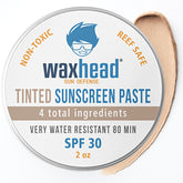 Waxhead écran solaire teinté en zinc, boîte 2 oz, couverture du visage.