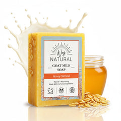 Way Natural savon miel avoine – hydratation douce pour peau sèche.