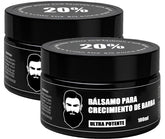Wdvpue baume stimulant pour barbe — flacon compact facilitant une application précise