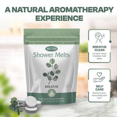 We-Tab relaxation et énergie grâce à l'eucalyptus en douche.