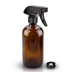 Wedama bouteille spray verre ambre 16oz prête à contenir nettoyants et huiles essentielles.