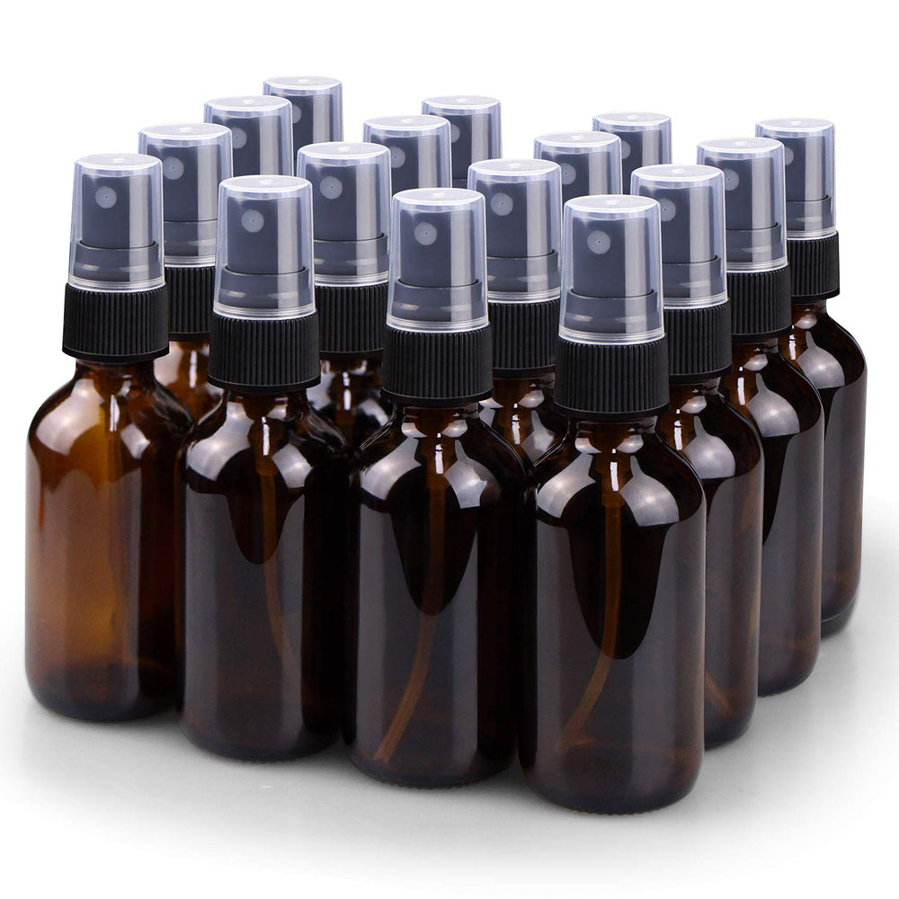 Wedama bouteille spray en verre ambré 2 oz prête pour arrosage délicat