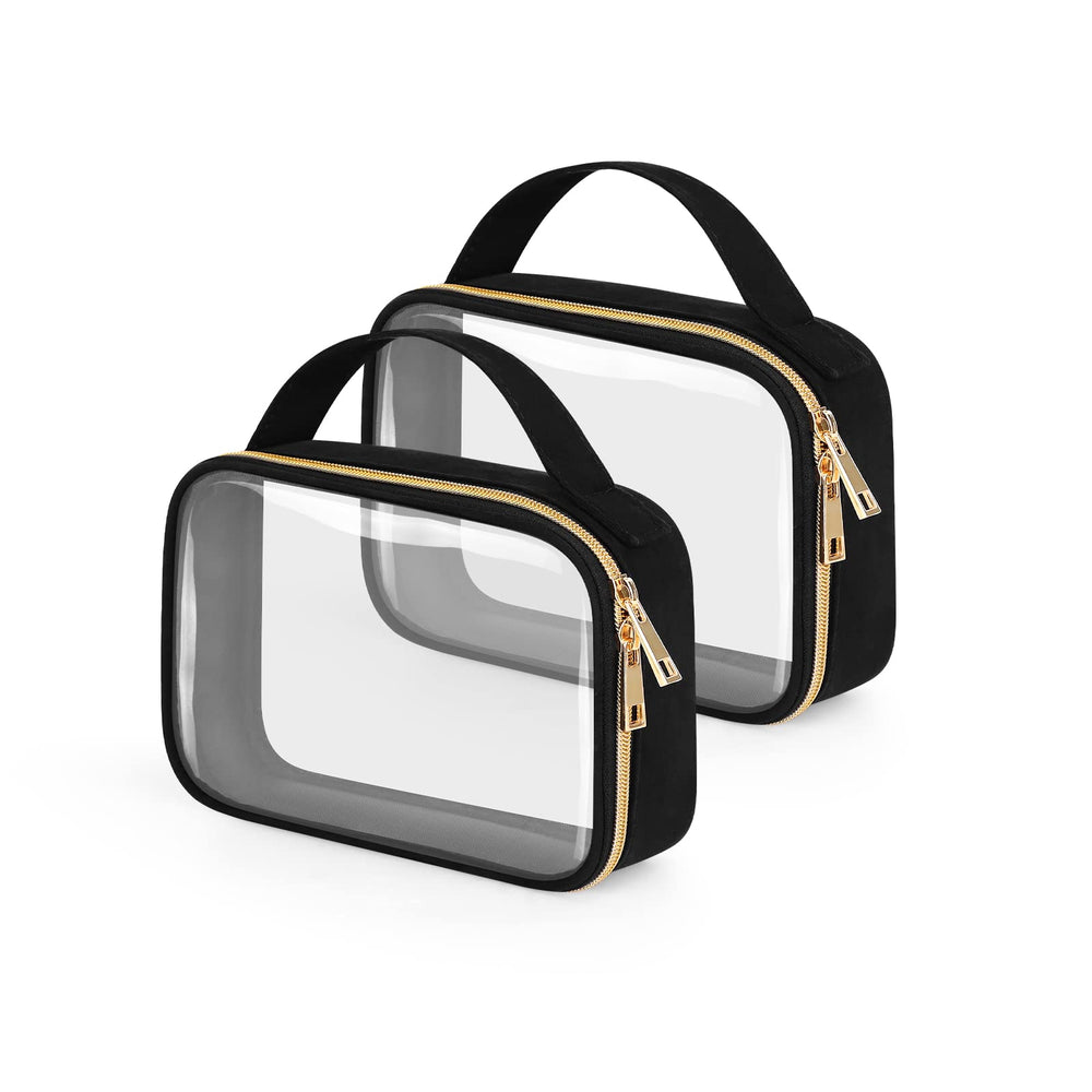 Wedama trousse toilette transparente TSA approuvée pour inspecter rapidement les articles.