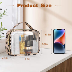 Wedama sac voyage transparent en PVC double couche, pratique et durable pour vos essentiels.