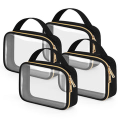Wedama trousse toilette transparente – ensemble pratique pour le voyage et le rangement.
