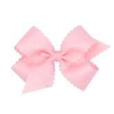 Wee Ones noeud grosgrain bord scallopé, style intemporel pour sublimer les tenues.