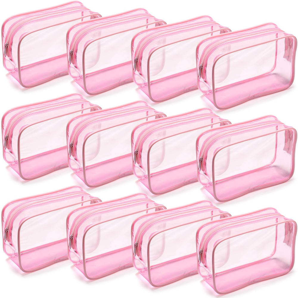 Weewooday sac à maquillage transparent facilitant le rangement des produits.