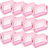 Weewooday sac à maquillage transparent facilitant le rangement des produits.
