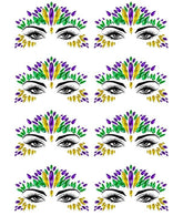 Wehhbtye Mardi Gras eye gems pack front for instant party sparkle