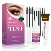 WEILNELL kit coloration cils et sourcils – emballage pratique pour coloration à domicile